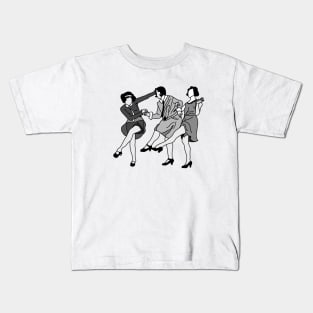 Dancing Girls Kids T-Shirt